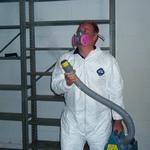 Fogging with Microbam after Precleaning in a basement.